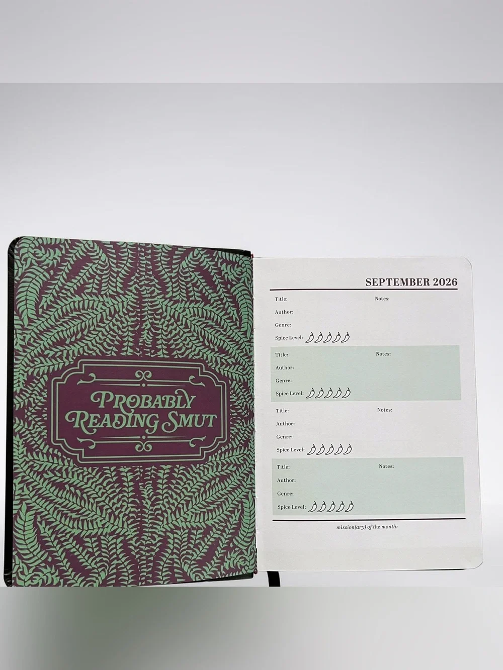2026-2027 Spicy Book Club 16-Month Weekly/Monthly Planner